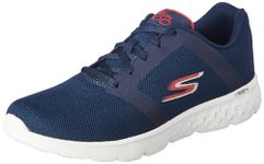 Skechers Mens Go Run 400 Navy/RED Running Shoe - 8 UK (9 US) (894172ID-NVRD)