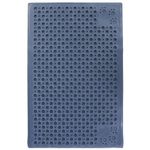 Petlinks Purr-fect Paws Multipurpose Cat Litter Mat - Blue, Medium
