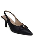 SHERRIF Women'S Black Color Stiletto Heel Pumps (Sf-4517-Black-39)