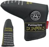 Funny Golf Fore Dummies Checklist Headcovers for Blade Putters Headcovers, Great Golfer Golf Gifts for Dad, Men, and Women (Blade Putter)