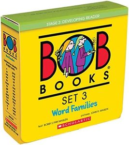 Bob Books - Word Families Box Set | Phonics, Ages 4 and up, Kindergarten, First Grade (Stage 3: Developing Reader)