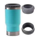 14oz Stainless Steel Cold Beer Cups car Cups Multifunctional Mug Suitable for Travel (Light Blue)