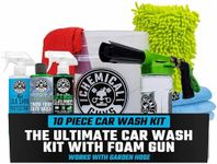 Chemical Guys 10-Piece Arsenal Builder Car Wash Kit with Foam Gun, Bucket, and 3 - 16 fl oz Car Care Products & Chemicals - Works with Garden Hose for Trucks, SUVs, Motorcycles, and More