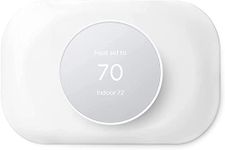 Compatible with Google Nest Thermostat 2020 Wall Plate Cover - Petrichor Nest Thermostat Trim Kit, Made for Google Nest Thermostat 2020, Cover Imperfections Easy to Install - Snow