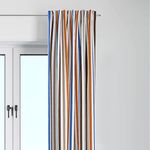 Bacati Modern Sports Stripes Curtain Panel