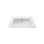 Swiss Madison Well Made Forever Swiss Madison SM-VT324 Vanity Top, Glossy White