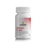 Unived Vaginal Flora | Probiotic Strains that Promote Vaginal PH & Microbiota | To Support & Restore Vaginal Health | 30 Vegan Capsules