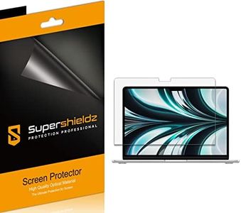 Supershieldz (3 Pack) Designed for New MacBook Air 13.6 inch (M3/M2 Chip, 2024/2022 Released) Screen Protector, High Definition Clear Shield (PET)