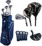 Orlimar Allante Golf Clubs for Women Right Handed, Complete Set with Driver, Golf Woods, Hybrid, Irons, Mallet Putter, Cart Bag, Head Covers