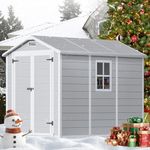 Outdoor Storage Shed, 9 x 5.8 FT Re