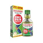 DiCLOWiN Knee Oil (150Ml) | Mega Saver Pack (25% Extra) | Provides Joint, Knee, Ortho Pain & Arthritis Relief With Deep Penetrating Action For Lasting Comfort & Mobility |(Pack Of 1)