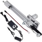 JQDML Reciprocating Cycle Linear Actuator, DC 24V Stroke 1.18"-6" Gear Adjustable Telescopic Motor DIY Motor with Speed Controller (24V150MM120RPM)