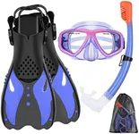 KUYOU Youth Snorkel Set for Ages 7-