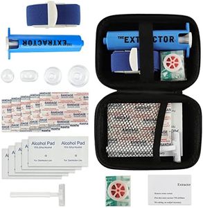 Snake Bite Kit, Bee Sting Kit, Emergency First Aid Supplies, Venom Extractor Suction Pump, Bite and Sting First Aid for Hiking, Backpacking and Camping