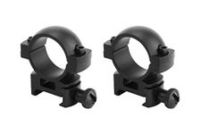 Monstrum Tactical 1" Scope Ring Set, Medium Profile, with Picatinny/Weaver Rail Mount