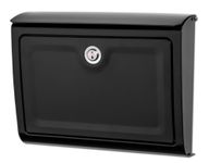 Architectural Mailboxes Whitman Locking Wall Mount Mailbox, Black