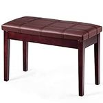 GOFLAME Piano Bench with Padded Cus