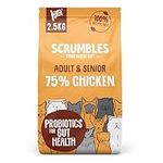 Scrumbles All Natural Dry Cat Food with 75% Chicken, High Protein Food For Adults And Seniors, 2.5Kg,package may vary