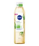 NIVEA Pure & Natural Hemp Seed Oil Advanced Shower Gel, 500ml, Clear