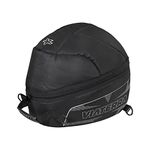 ViaTerra Polyurethane Modern Essentials Full Face Helmet Bag (Black Grey)