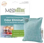 Moso Natural Air Purifying Bag for the Refrigerator and Freezer. A Scent Free Odor Eliminator. More Powerful Than Baking Soda.