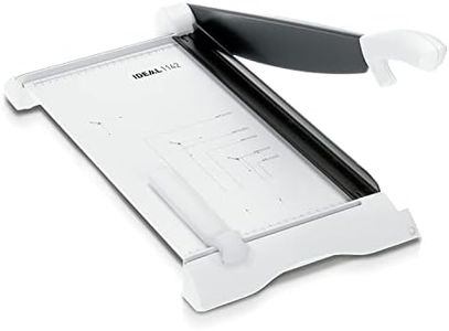 IDEAL 1142 Schneidemaschine, Hebelschneider, Papierschneider bis DIN A3, Tischgröße 250 x 430 mm, Schnittlänge 430 mm, Kapazität 15 Blatt
