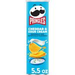 Pringles Cheddar & Sour Cream Potato Crisps, 158 g, Ligth Blue, Medium (3800013895)