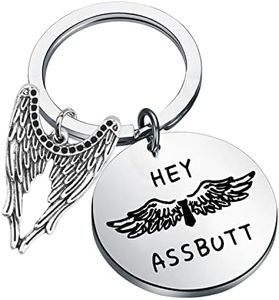 MYOSPARK TV Show Castiel Inspired Gift Hey Assbutt Keychain Jewelry Gift for Fans (Hey Assbutt KC)