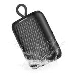 Boomcore Small Bluetooth Speaker, 12H Playtime, Portable Bluetooth Speakers with Decent Bass, IPX7 Waterproof Speaker for Travel, Pool, Boat, Bike, Shower - Black