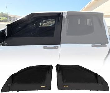 Trumgeta 4-in-1 Front Window Sun Shades Fit for Toyota Tacoma 2024 2025 Window Mesh Screens