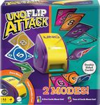 Mattel Games UNO Flip Attack Card Game for Kids, Adults & Family Combines UNO Flip and UNO Attack in one Great Game