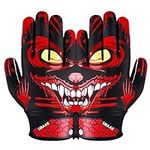 LISAAZ Football Gloves Crimson Pro 