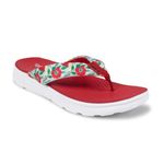 KazarMax Women Red Red Blossom Super Soft/Ultra-Light/Slipper/Flip-Flop-5 UK