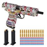 Tovol Zerky Toy Pistol With Graffiti Pattern Shell Ejection with Soft Bullet For Kids Age 6 and Up