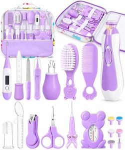 Baby Healthcare and Grooming Kit, Safety Newborn Nursery Baby Care Kit, with Hair Brush Comb, Nail Clipper, Thermometer, Pacifier Clip, Baby Registry Search, Baby Girl Boy Newborn Essentials
