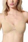 Van Heusen Women Shaper Bra - Cotton Easy Set Lycra - Anti Bacterial, Non Padded, Wireless, Seamless Cups_11001_Skin_36C