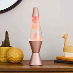 EEMKAY New Contemporary Elegant Design Rose Gold Pink Lava Lamp Home Decor M-21