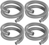 HOMNUTS 4 Pack Pool Vacuum Hose for In-ground Pools, 1.5 Inch by 5 Feet Swimming Pool Replacement Hoses, Compatible with Most Brands of Automatic Cleaners