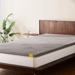 Frido Ultimate Mattress Topper for Queen Size Bed | Queen Size Bed Topper 75"x60" | 2" Padding | Mattress Topper for Back Pain & Neck Pain | Soft & Supportive | 10x Sleep Comfort