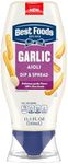 Best Foods Garlic Dip & Spread Garlic Aioli 12 Piece for French Fries, Sandwiches, Burgers & More Made With 100% Certified Vegan Ingredients 11.5 oz.