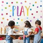 Yovkky Kids Playroom Polka Dots Wal