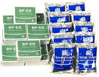 Emergency Food Power Set 10 x BP ER e 10 x Seven Oceans per acqua potabile (ultimo lotto e certificato dal rivenditore Lebenskraft)