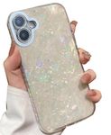 mobistyle Designed for iPhone 16 | Camera Lens Protection |Heart Pattern Print Design for Women Teen Girls Phone Back Cover Case for iPhone 16 (Heart White)