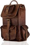 PLW 20" Vintage Leather Backpack fo