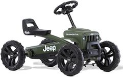 BERG Pedal Kart Buzzy Jeep Sahara | Pedal Go Kart, Kids Ride On Toys | Pedal Cars for Kids 2-5 | Outdoor Toys Go Cart for Boys & Girls | Safe 4-Wheel Stability, EVA Tires