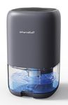 TABYIK Small Dehumidifier for Bedroom, Bathroom, Portable Dehumidifiers for Home, Room, RV, Closet, Quiet Compact Moisture Remover for Small Spaces, with Auto Shut Off, 35 OZ, Grey