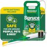 Spruce Weed Killer Spray Power Wand Kit - Weed + Grass Killer₃ Reusable Weed Sprayer, Spot-Treating Kills Weeds in Lawns and Gardens, Additional 2 AA Batteries Included for Continuous Power (64 oz)