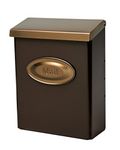 Gibraltar Mailboxes DMVKGV04 Designer Security Mailbox, Bronze W/Brass, M