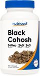 Nutricost Black Cohosh 540mg, 240 Capsules - Non-GMO, Gluten Free