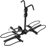 BV 2-Bike Bicycle Hitch Mount Rack Carrier for Car Truck SUV - Tray Style Smart Tilting Design (2-Bike Carrier)